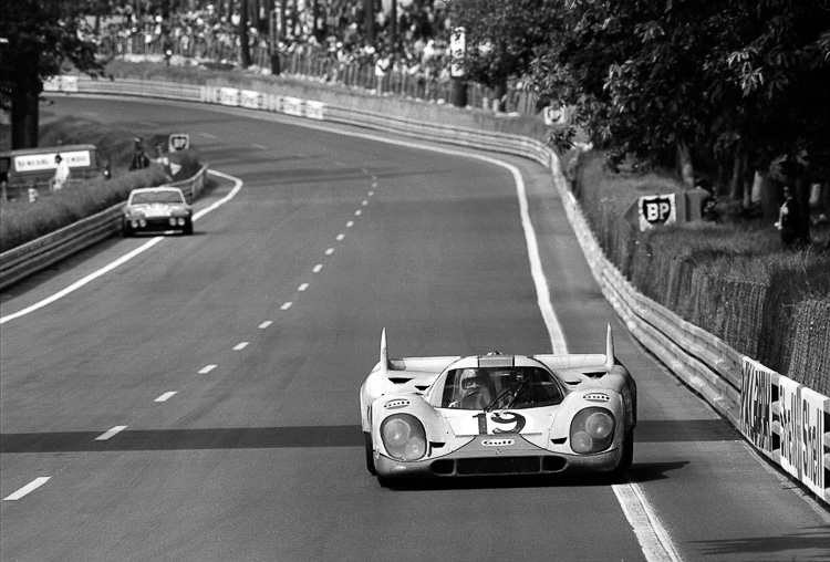 The #19 Porsche 917 K of Richard Attwood and Herbert Müller finished second overall