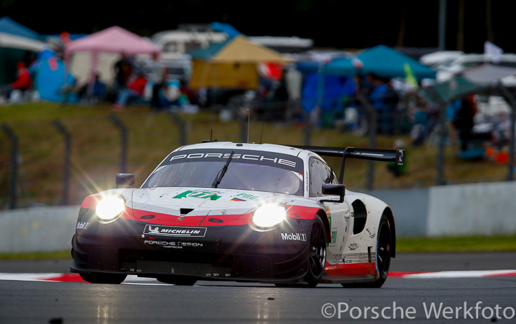 #91 Porsche 911 RSR was driven by Gianmaria Bruni and Richard Lietz