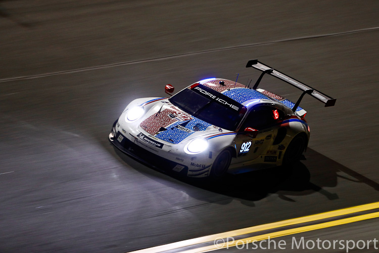 #912 factory Porsche 911 RSR driven by Earl Bamber, Mathieu Jaminet and Laurens Vanthoor