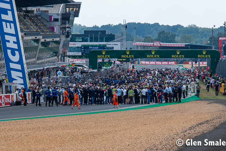 The pre-race grid was a busy place despite the presence of the Covid-19 pandemic