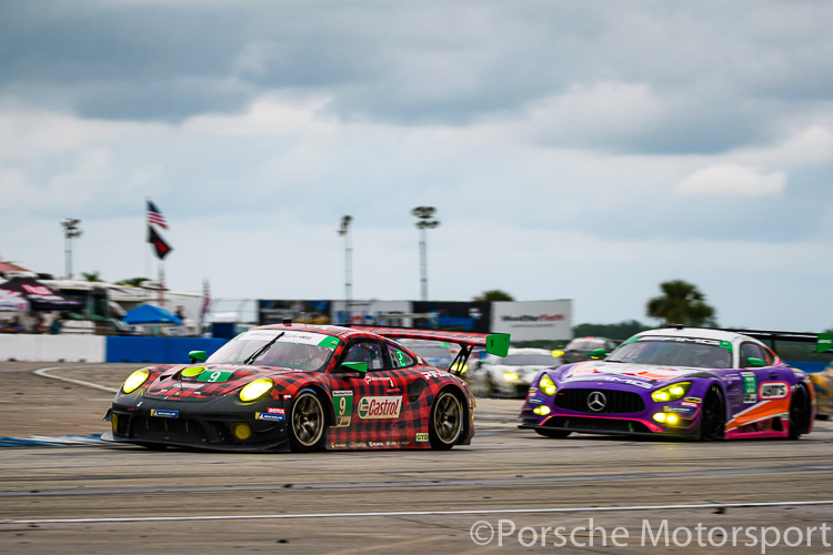 #9 Pfaff Motorsports Porsche 911 GT3 R was driven by Scott Hargrove, Zacharie Robichon and Lars Kern #9 Pfaff Motorsports Porsche 911 GT3 R was driven by Scott Hargrove, Zacharie Robichon and Lars Kern