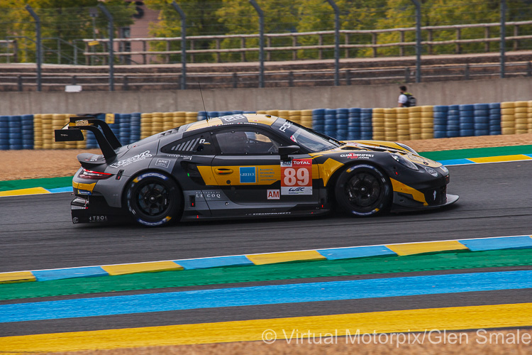 The #89 Team Project 1 Porsche 911 RSR GTE Am was driven by Steve Brooks, Andreas Laskaratos and Julien Piguet The #89 Team Project 1 Porsche 911 RSR GTE Am was driven by Steve Brooks, Andreas Laskaratos and Julien Piguet