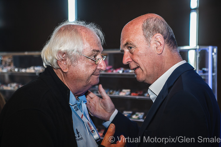 Race engineers Norbert Singer ex-Porsche (left) and Dr. Wolfgang Ullrich ex-Audi (right)