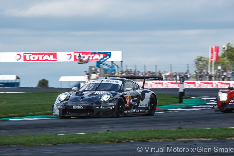 #88 Dempsey-Proton Porsche RSR was driven by the father and son duo of Gianluca and Giorgio Roda with Matteo Cairoli 