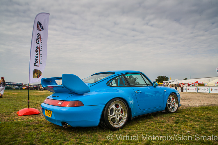 Porsche 993 Carrera RS on display at the Silverstone Classic weekend