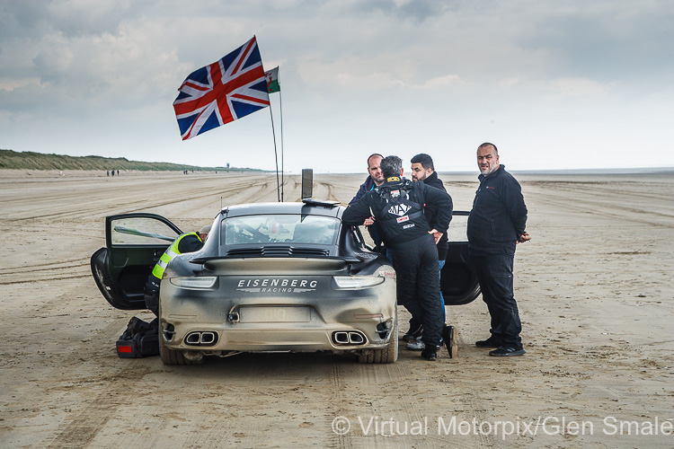 Intense discussions are had prior to the final run Intense discussions are had prior to the final run