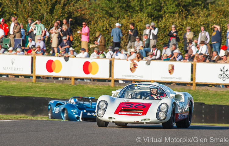 1967 Porsche 910 6-cylinder driven by Uwe Bruschnik in the Whitsun Trophy