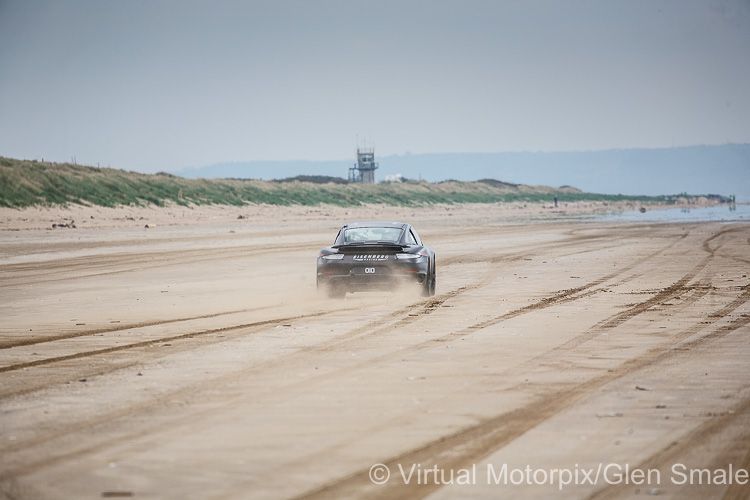 Zef Eisenberg speeds off into the distance on his first record run attempt in the Porsche 911 Turbo S Zef Eisenberg speeds off into the distance on his first record run attempt in the Porsche 911 Turbo S