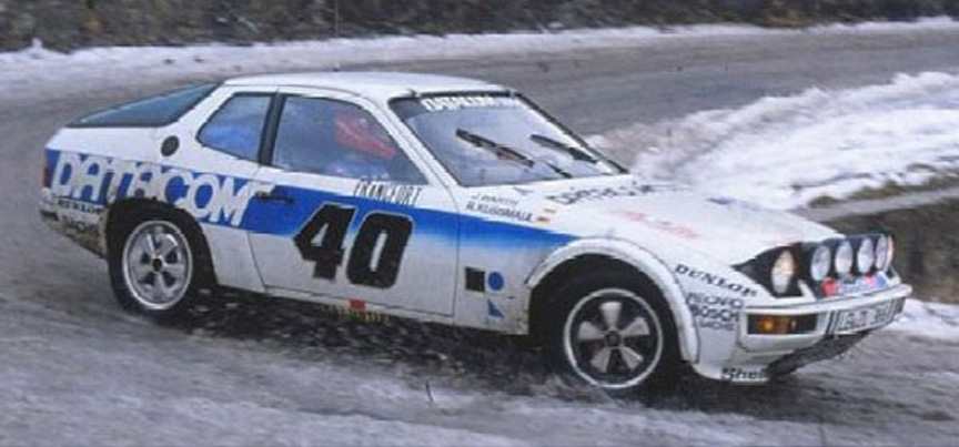 Jürgen Barth/Roland Kussmaul at the Monte Carlo rallye.