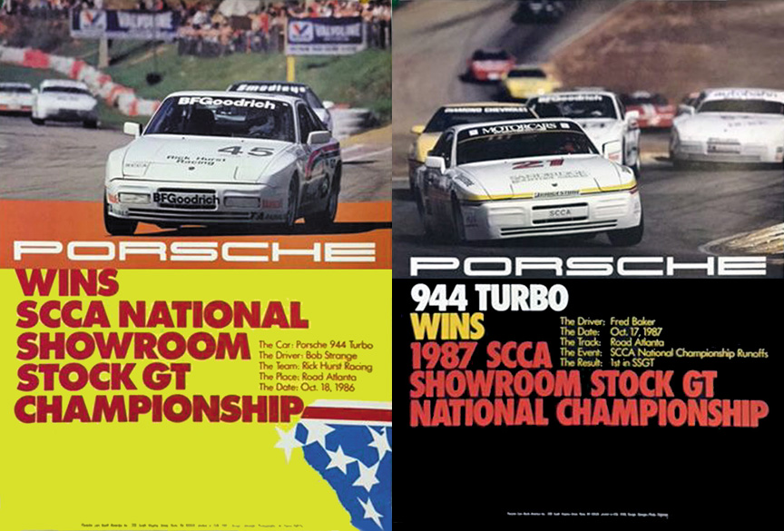 944 Turbo racing posters