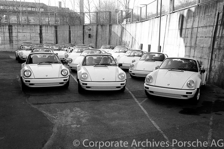 All 20 Porsche 911 SC/RS 3.0 on display in 1983