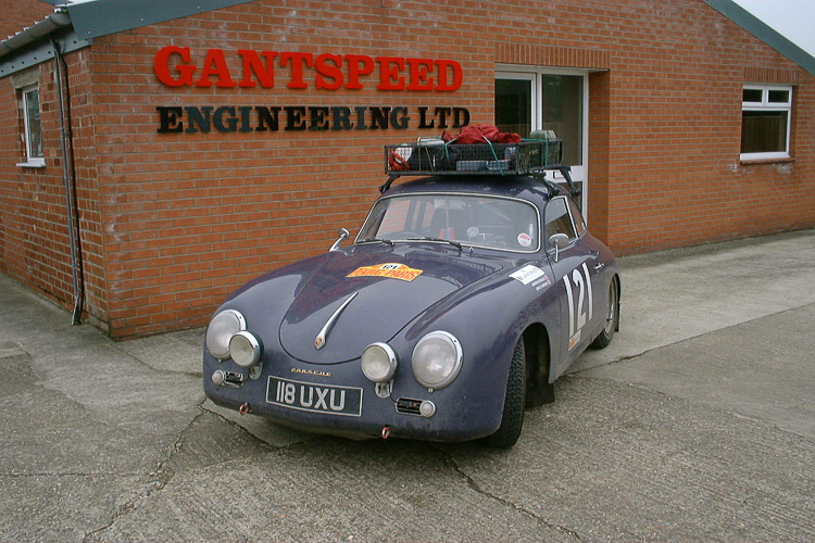 Molly ready for the Peking to Paris rally in 2007