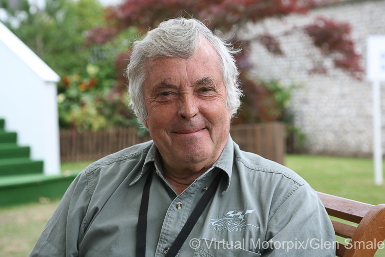 Brian Redman in a relaxed mood at the Goodwood Festival of Speed