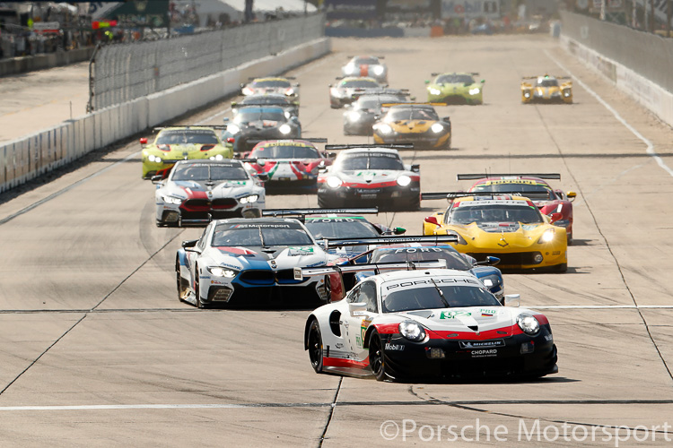 #92 Porsche 911 RSR driven by Michael Christensen and Kévin Estre