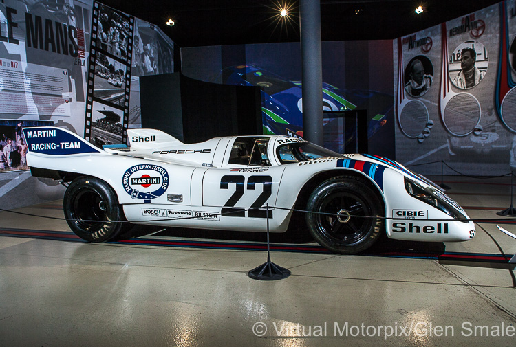 Special display featuring several of Porsche’s winning cars at the ACO Museum, Le Mans
