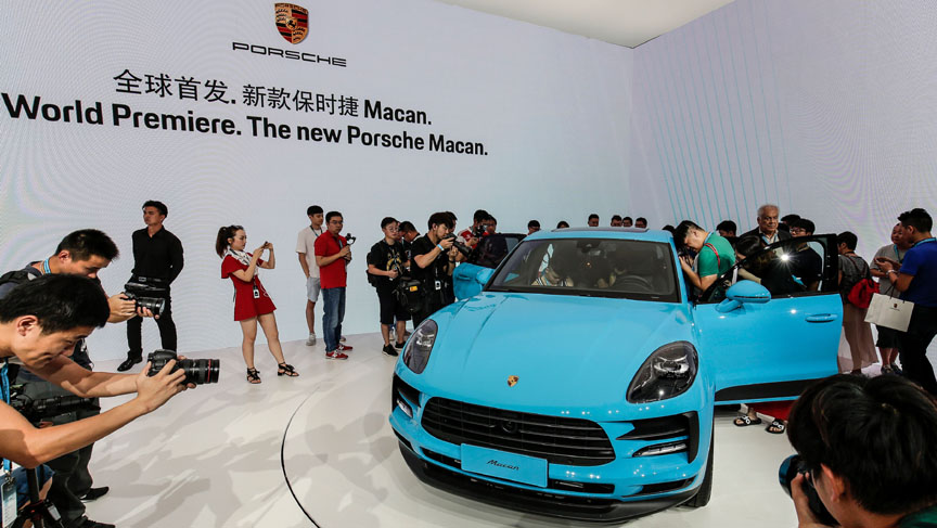 Porsche Macan 95B.2 premiere in Shanghai