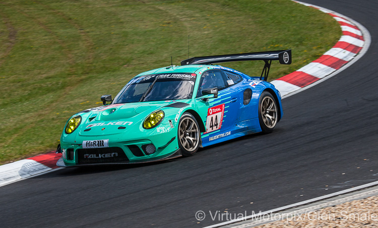 #44 Falken Motorsports Porsche 911 GT3 R (19) driven by Klaus Bachler, Jörg Bergmeister, Martin Ragginger and Dirk Werner #44 Falken Motorsports Porsche 911 GT3 R (19) driven by Klaus Bachler, Jörg Bergmeister, Martin Ragginger and Dirk Werner