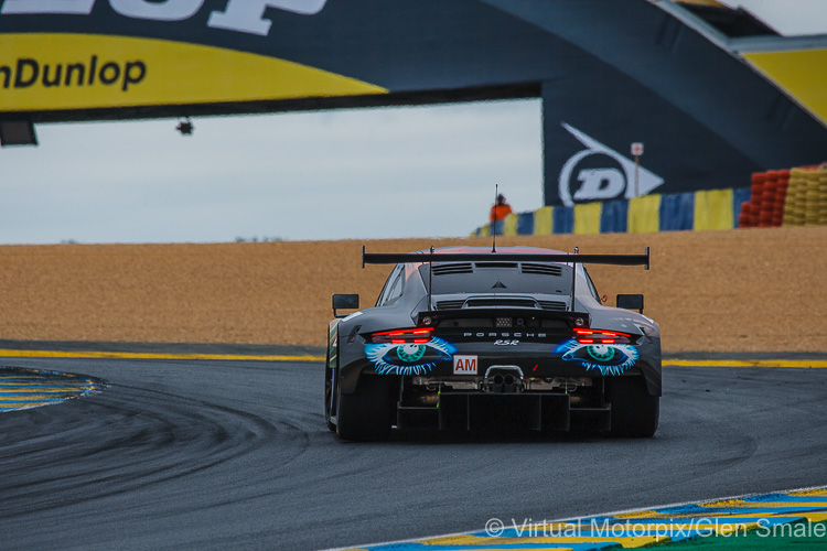 The #56 Team Project 1 Porsche 911 RSR LMGTE Am ‘Art car’ driven by Jörg Bergmeister, Patrick Lindsey and Egidio Perfetti The #56 Team Project 1 Porsche 911 RSR LMGTE Am ‘Art car’ driven by Jörg Bergmeister, Patrick Lindsey and Egidio Perfetti