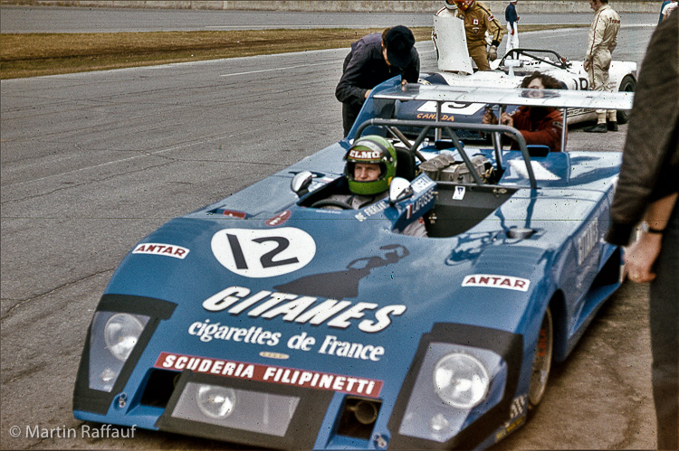 Reine Wisell sits in the Lola T282 Ford