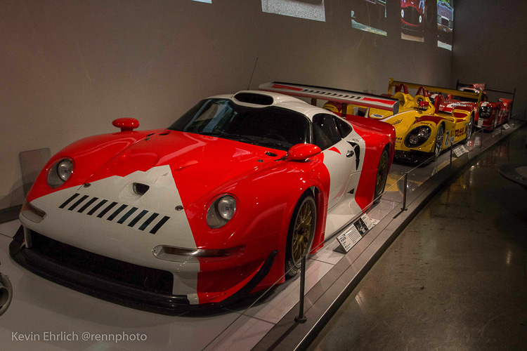 Porsche GT1 on display in the Museum