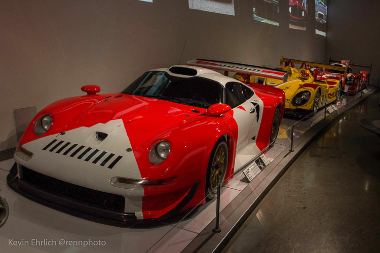 Porsche GT1 on display in the Museum