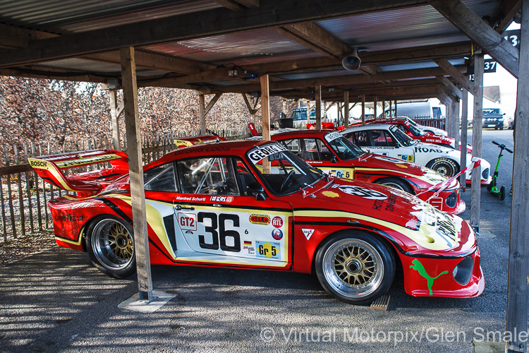 A quiet paddock before the action at the 2018 Goodwood 76th Members' Meeting