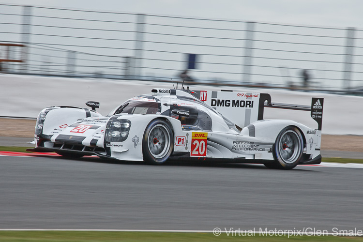 The #20 Porsche 919 Hybrid made its debut at Silverstone in the hands of Mark Webber/Timo Bernhard/Brendon Hartley