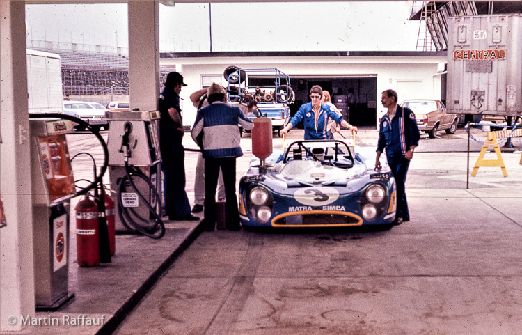 The Matra 670B takes on fuel