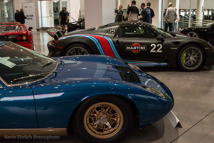 1971 Lamborghini Miura P400 SV and 2015 Porsche 918 'Weissach' Spyder