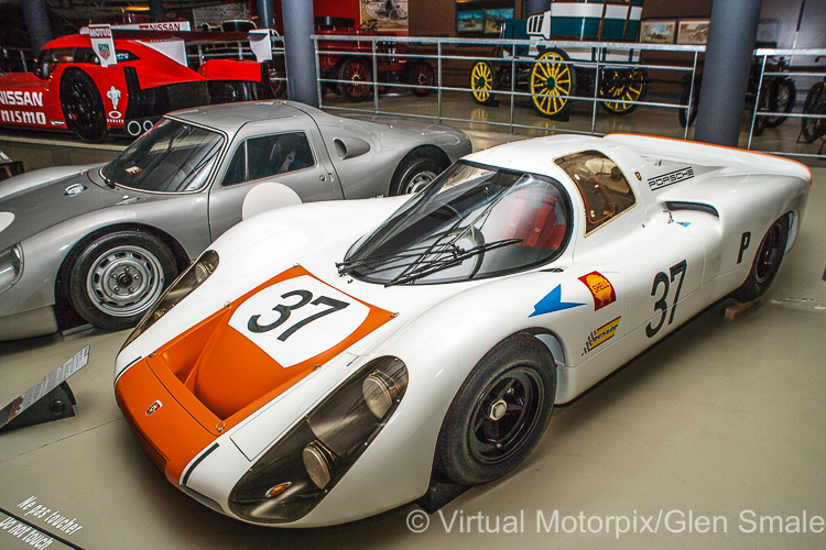 The Porsche 907/8 was raced primarily during the 1967-68 seasons and was powered by a 2.2-litre engine