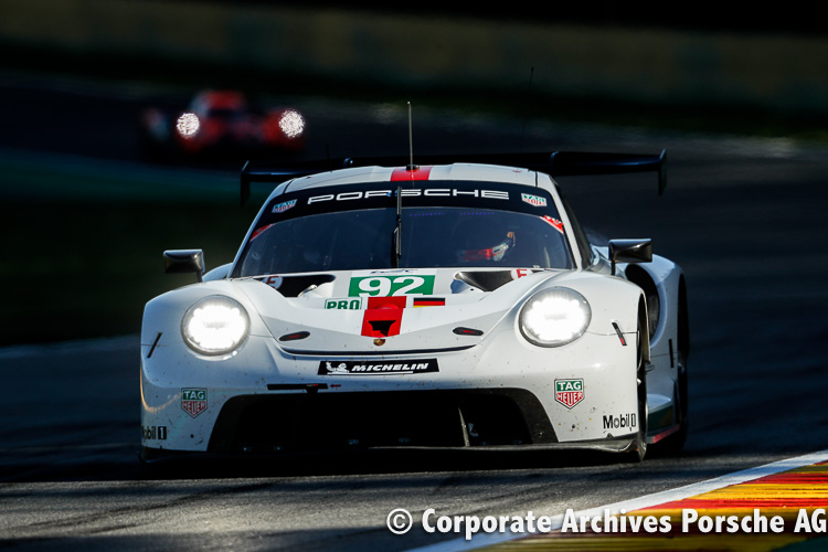 The works #92 Porsche 911 RSR will be driven by Kevin Estre, Neel Jani and Michael Christensen