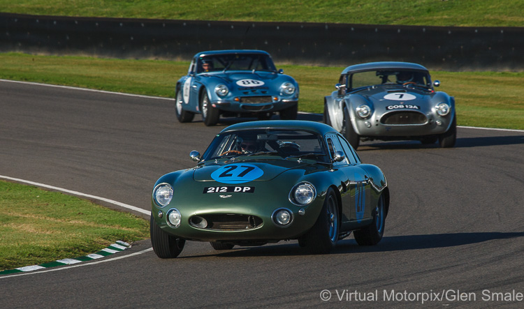 1962 Aston Martin Project 212 driven by Wolfgang Friedrichs/Simon Hadfield in the RAC TT Celebration