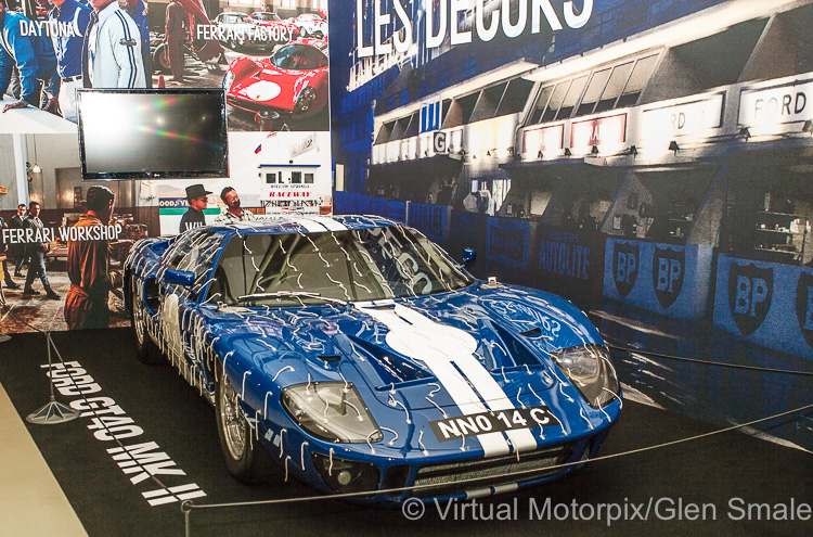 The Ford that famously beat Ferrari was the GT40