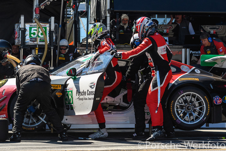 #58 Wright Motorsports Porsche 911 GT3 R driven by Patrick Long, Christina Nielsen and Robert Renauer