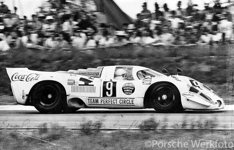 Richard Attwood and David Piper drove the Team Perfect Circle Porsche 917 K to victory