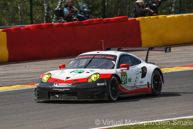 #91 Porsche 911 RSR driven by Richard Lietz and Frédéric Makowiecki