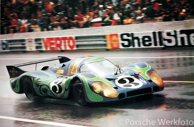 The #3 Martini Porsche 917 LH was driven by Gérard Larrousse and Willi Kauhsen