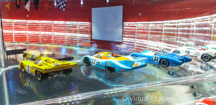 A large section of the exhibition hall was given over to this extensive scale model display of the vehicles that have competed in the Le Mans 24 Hours over the years