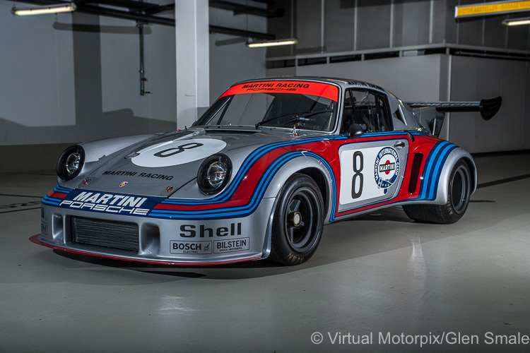 1974 Porsche 911 Carrera RSR Turbo 2.1 (chassis #911 460 9101) photographed at the Porsche Museum, Stuttgart, Germany, May 2019
