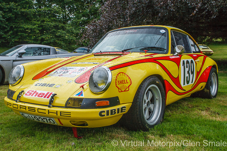 Gérard Larrousse and Maurice Gélin came third overall driving the famous 911 ST 2.4