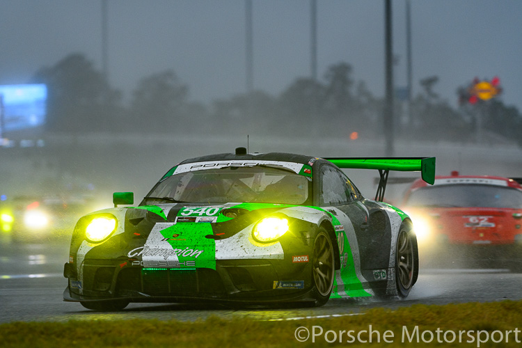 #540 Black Swan Racing Porsche 911 GT3 R driven by Timothy Pappas, Marco Seefried, Matteo Cairoli and Dirk Werner