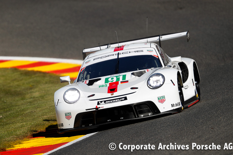The factory #91 Porsche 911 RSR will be driven by Gianmaria Bruni, Richard Lietz and Frederic Makowiecki