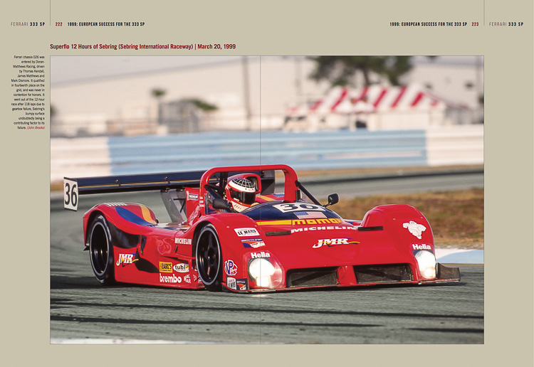 Ferrari 333 SP – A Pictorial History 1993-2003: by Terry O’Neil © Dalton Watson Fine Books