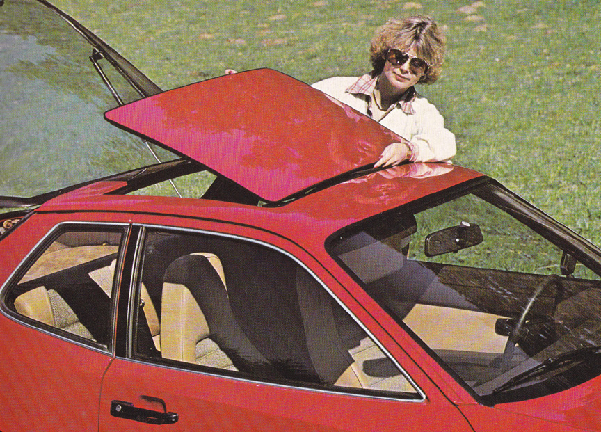 Optional removable roof panel Porsche 924 