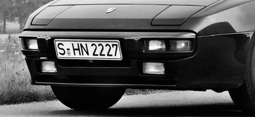 Optional front spoiler with fog lamps Porsche 944