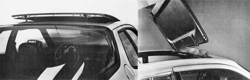 From model year 1984 the roof panel became electrically operated