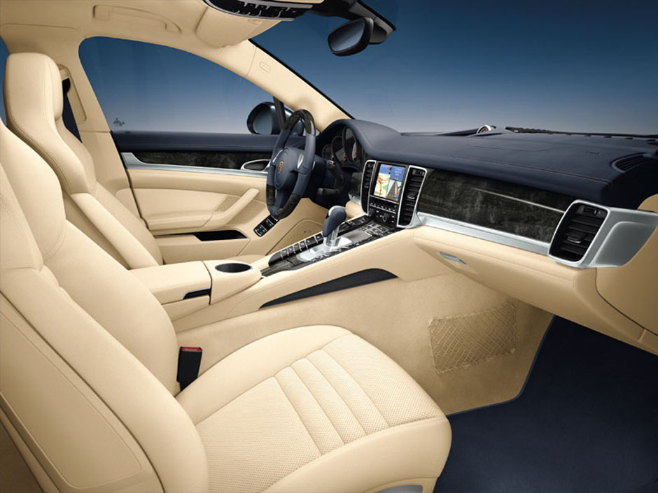 Porsche Panamera 970 two-tone interior, beige, blue