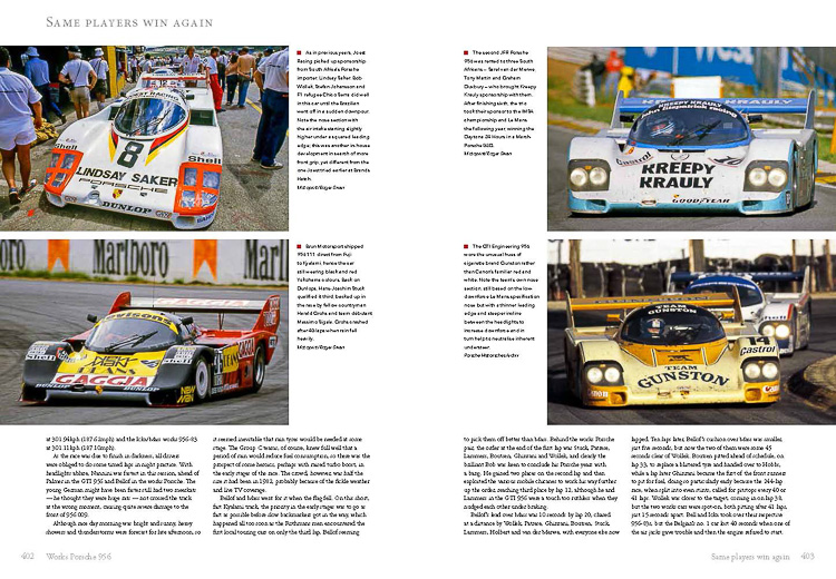 Works Porsche 956 - The Definitive History: by Serge Vanbockryck - © Porter Press International