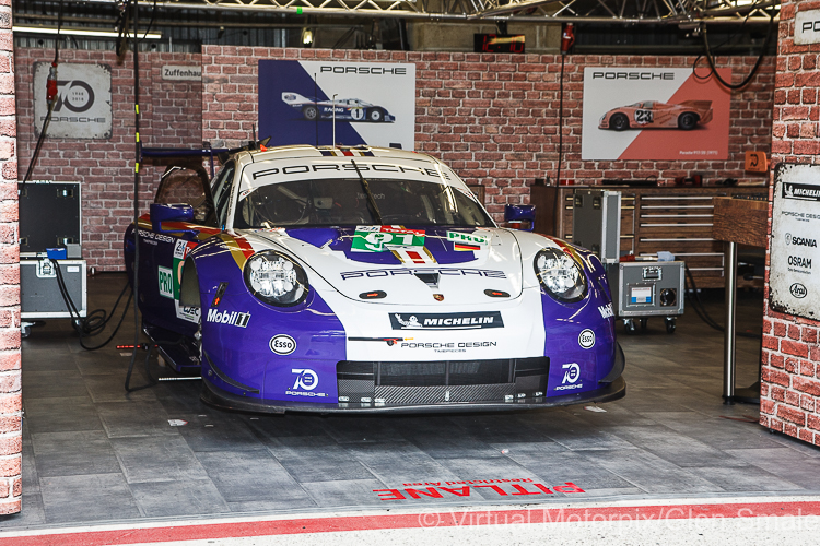 #91, Porsche Motorsport, Porsche 911 RSR,LMGTE Pro, driven by: Richard Lietz, Gianmaria Bruni, Fred Makowiecki on 13/06/2018 at the 24H of Le Mans, 2018