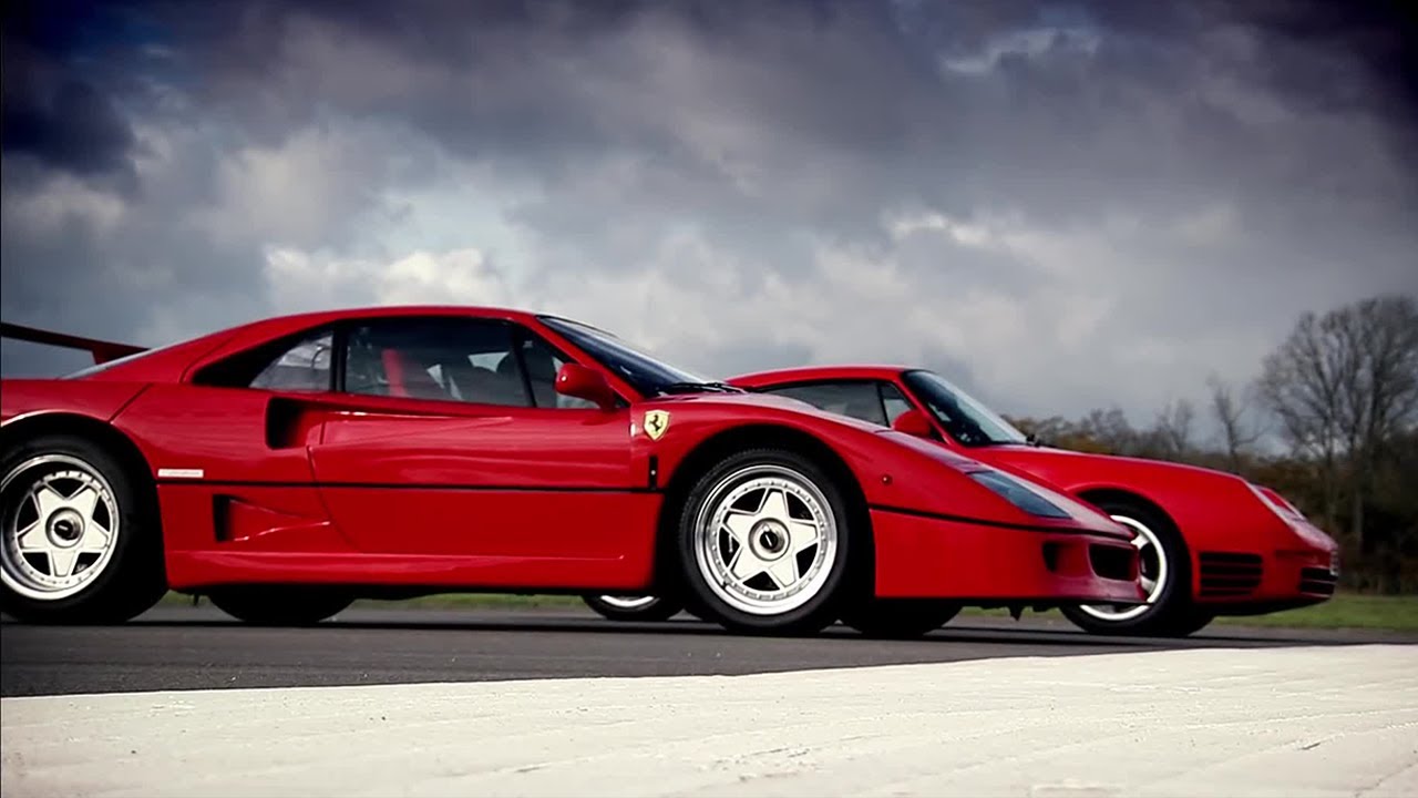 Porsche 959 vs Ferrari F40 (Top Gear)